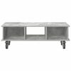 vidaXL TV Stand Concrete Grey 100 x 35 x 35 cm Engineered Wood