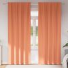 vidaXL Blackout Curtains with Rings 2 pcs Terracotta 225 x 140 cm