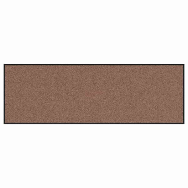 vidaXL Doormat Brown and Black 60 x 180 cm Polypropylene and vinyl