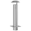 vidaXL Chimney Extension Silver 25 x 25 x 82 cm Stainless Steel