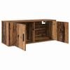 vidaXL Wall-mounted TV Cabinet Set Old Wood Engineered Wood