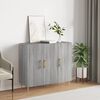vidaXL Sideboard Grey Sonoma 90x34x80 cm Engineered Wood