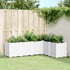 vidaXL Garden Planter White 160x120x53 cm PP
