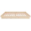 vidaXL Bed Frame without Mattress Solid Wood Double
