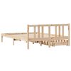 vidaXL Bed Frame without Mattress 120x200 cm Solid Wood Pine