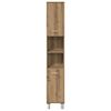 vidaXL Bathroom Cabinet Artisan Oak 30x30x179 cm Engineered Wood