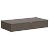 vidaXL Storage Box 24 pcs Non-woven fabric 100 x 50 x 18 cm 90 L Grey