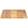 vidaXL Table Top 80x50x3.8 cm Rectangular Solid Wood Mango