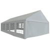 vidaXL Tent Fabric without Frame Grey 10 x 5 m PE
