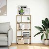 vidaXL Bookcase Artisian Oak 60x20x120 cm Engineered Wood
