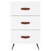 vidaXL Bedside Cabinet White 40x40x66 cm Engineered Wood