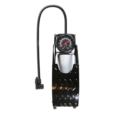 Carpoint Single Barrel Foot Pump Premium Black