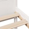 vidaXL Bed Frame without Mattress White 120x200 cm Solid Wood Pine