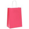 vidaXL Paper Bags 50 pcs with Handles Pink 15x8x21 cm