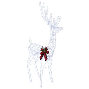 vidaXL 3D Christmas Reindeer LOVIISA 560 LEDs Cold White