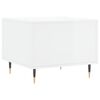 vidaXL Coffee Table High Gloss White 50x50x40 cm Engineered Wood