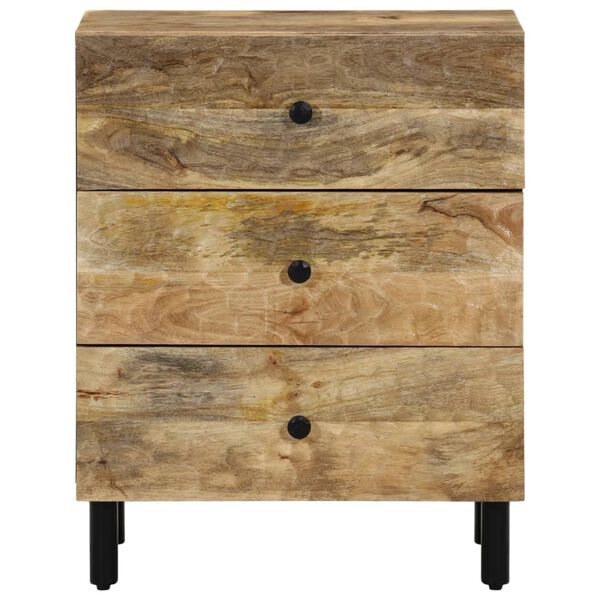 vidaXL Bedside Cabinet 50x33x60 cm Solid Wood Mango