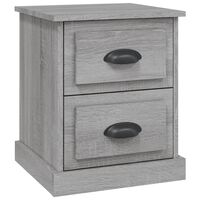 vidaXL Bedside Cabinet Grey Sonoma 39x39x47.5 cm Engineered Wood