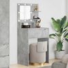 vidaXL Bedroom Dressing Tables Concrete Grey 80 x 39.6 x 135 cm
