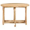 vidaXL Dining Table Round 110x76 cm Solid Mango Wood