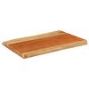 vidaXL Table Top 70x40x3.8 cm Rectangular&nbsp;Solid Wood Acacia Live Edge