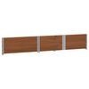 vidaXL Garden Planter Brown 150x100 cm Solid Wood Pine
