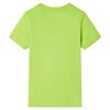 Kids' T-shirt with Short Sleeves Lime 116