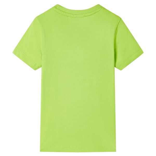 Kids' T-shirt with Short Sleeves Lime 116