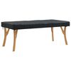 vidaXL Table Cover Plain Black 182 x 102 x 15 cm Fabric