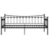 vidaXL Sofa Bed Frame without Mattress Black Metal 90x200 cm