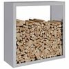 vidaXL Firewood Rack 100x40x100 cm Galvanised Steel