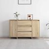 vidaXL Sideboard Sonoma Oak 120 x 41 x 75 cm Engineered Wood