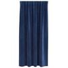 vidaXL Blackout Curtains 2 pcs Dark Blue 140 x 175 cm Velvet