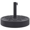 vidaXL Parasol Base for Ø38 / 48 mm Poles 25 kg Round