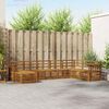 vidaXL Sofa Sets 8 pcs Natural Solid Acacia Wood