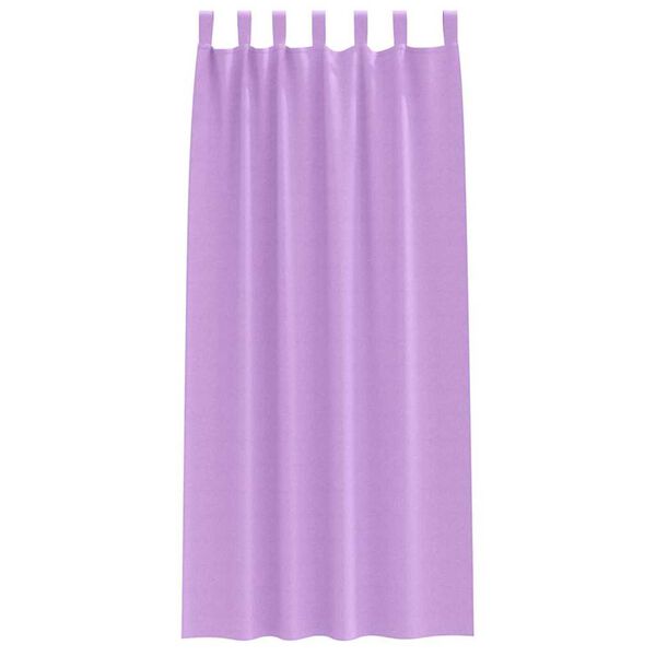vidaXL Blackout Curtains with Rings 2 pcs Purple 260 x 140 cm
