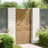 vidaXL Garden Gate 85x200 cm Corten Steel Square Design