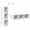 vidaXL Hanging Cabinet White 20 x 29.5 x 80 cm Engineered Wood