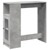 vidaXL Bar Table | Concrete Grey | Engineered Wood | Tall | Bar Table