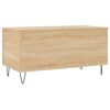 vidaXL Coffee Table Sonoma Oak 90x44.5x45 cm Engineered Wood