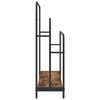 vidaXL Cloth Rack Smoked Oak 90 x 30 x 100.5 cm Engineered wood