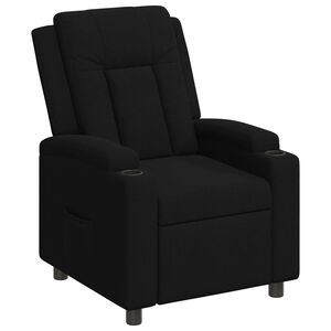 vidaXL Recliner Chair Black 75 x 95 x 100 cm Fabric