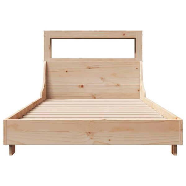 vidaXL Bed Frame without Mattress 90x200 cm Solid Wood Pine
