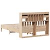 vidaXL Bookcase Bed without Mattress 160x200 cm Solid Wood Pine