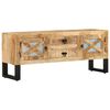 vidaXL TV Cabinet 110x30x45 cm Rough Mango Wood