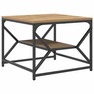 vidaXL Coffee Table Artisan Oak 51 x 50 x 40 cm
