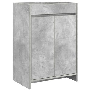 vidaXL Bathroom Under Sink Cabinet Concrete Grey 56 x 37.5 x 81 cm