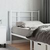 vidaXL Metal Replace Headboard White 100 cm