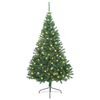vidaXL Artificial Pre-lit Christmas Tree Green 240 cm PVC