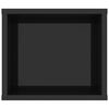 vidaXL Hanging TV Cabinet High Gloss Black 100x30x26.5 cm Engineered Wood